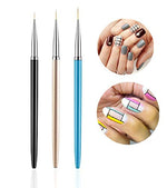 image, Sevyn Colors 8PCS Nail Art Tools Set – 5 Dotting Pens &amp; 3 Nail Liner Brushes for DIY Nail Design, Manicure Accessories Kit
