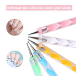 image, Sevyn Colors 5PCS Nail Art Dotting Pen Set – Dual-Ended Marble Dotting Tools for Nail Art Design, Gel Polish, Acrylic &amp; DIY Manicure
