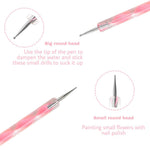 image, Sevyn Colors 5PCS Nail Art Dotting Pen Set – Dual-Ended Marble Dotting Tools for Nail Art Design, Gel Polish, Acrylic &amp; DIY Manicure
