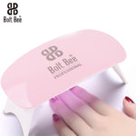image, Bolt Bee Poly Gel Nail Extension Kit with LED Lamp – 3 Colors (Clear, White, Pink), Slip Solution, Nail Tips, Dual Forms &amp; Brush – Professional Nail Builder Gel Set for Beginners &amp; Experts
