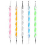 image, Sevyn Colors 5PCS Nail Art Dotting Pen Set – Dual-Ended Marble Dotting Tools for Nail Art Design, Gel Polish, Acrylic &amp; DIY Manicure
