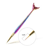 image, Sevyn Colors 3-Piece Mermaid Nail Art Detailing Brush Kit – Fine Tip Brushes for Perfect Lines
