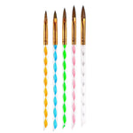 image, Sevyn Colors 5pcs Acrylic Nail Brush Set – For Acrylic, Gel &amp; Nail Art Precision
