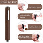 image, Sevyn Colors 3 in 1 Magnetic Cat Eye Nail Art Wand  Premium Wood Handle Magnet Stick for 3D Cat Eye &amp; Flower Designs
