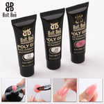 image, Bolt Bee Poly Gel Nail Extension Kit with LED Lamp – 3 Colors (Clear, White, Pink), Slip Solution, Nail Tips, Dual Forms &amp; Brush – Professional Nail Builder Gel Set for Beginners &amp; Experts
