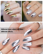 image, Sevyn Colors Chrome Nail Powder 3 Colors Metallic Mirror Effect Pigment Set for Gel &amp; Acrylic Nails

