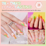 image, BOLT BEE Summer Gel Nail Polish Set – 6 Vibrant Colors | Bright Red, Mint Green, Neon Pink, Orange, Green | 15ml Soak-Off UV/LED Gel Polish
