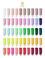 image, BOLT BEE Summer Gel Nail Polish Set – 6 Vibrant Colors | Bright Red, Mint Green, Neon Pink, Orange, Green | 15ml Soak-Off UV/LED Gel Polish
