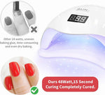 image, Sevyn Colors 48W UV/LED Nail Dryer Lamp – Fast-Curing Gel Nail Light with Smart Sensor

