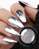image, Sevyn Colors Chrome Nail Powder 3 Colors Metallic Mirror Effect Pigment Set for Gel &amp; Acrylic Nails
