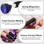 image, SEVYN COLORS 6 in 1 Nail Art Magnet Stick – Magnetic Design Tool for Cat Eye Gel Polish (French, Heart, Daisy, Bevel, Cross, Side Suction Effects)
