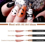 image, Sevyn Colors 5pcs Professional Nail Art Liner Brush Set – Ultra-Fine Detail Brushes for Gel, Acrylic &amp; Nail Art Design
