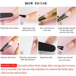 image, Bolt Bee Clear Builder Gel – 15ml | Self-Leveling Hard Gel for Nail Extensions, Overlays &amp; Strengthening | Professional Nail Builder
