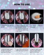 image, Sevyn Colors Chrome Nail Powder 3 Colors Metallic Mirror Effect Pigment Set for Gel &amp; Acrylic Nails
