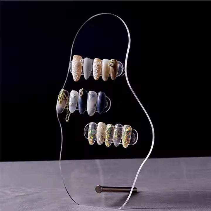 Sevyn Colors Acrylic Nail Art Display Stands - Manicure Practice & Showcase Holder
