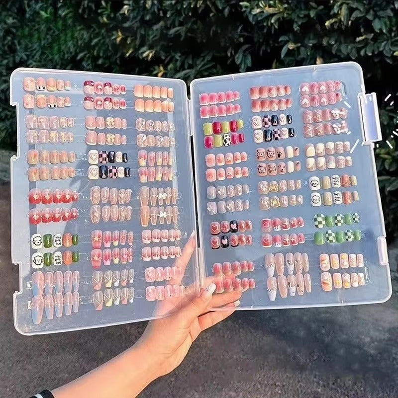 Sevyn Colors  Nail Tips Display & Storage Box - Press-On Nail Organizer Case