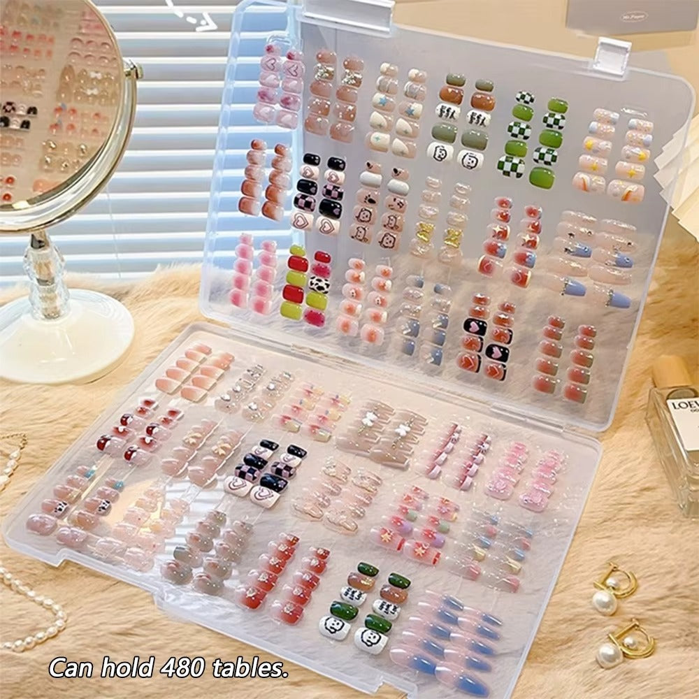 Sevyn Colors  Nail Tips Display & Storage Box - Press-On Nail Organizer Case