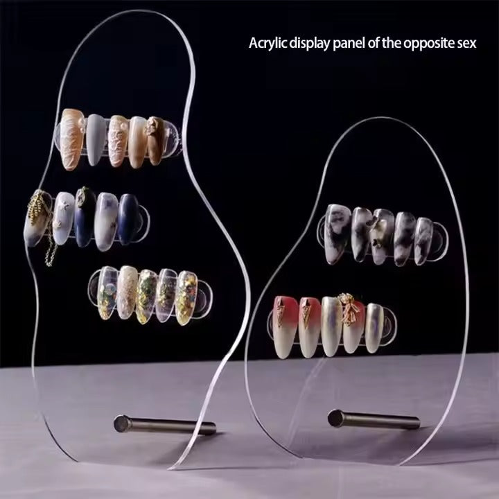 Sevyn Colors Acrylic Nail Art Display Stands - Manicure Practice & Showcase Holder